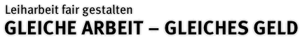 Gleiche Arbeit - Gleiches Geld